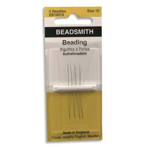 English Beading Needles #15, 4 pack Online Hot Sale