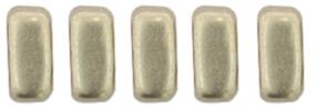 Czechmate 3mm X 6mm Brick Glass Czech Two Hole Bead, Sueded Gold Cloud Dream Hot on Sale