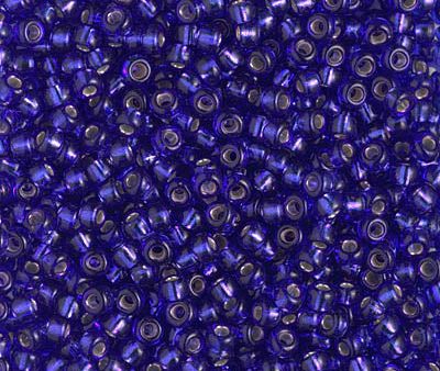 Miyuki 8 Round Seed Bead, 8-1446, Dyed Silver Lined Red Violet, 10 grams For Discount