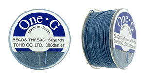 Toho One-G Thread, Blue, 50 yards (1 Spool) Online