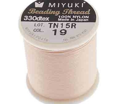 Peach Miyuki Nylon Beading Thread B, 50 meters Fashion