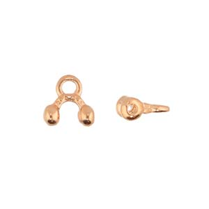 Alona II, 8 0 Bead End Rose Gold Plate, 4 pieces Hot on Sale