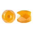 Baros Par Puca® Czech glass bead, Frost Tangerine Luster, 10 grams Cheap