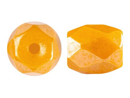 Baros Par Puca® Czech glass bead, Frost Tangerine Luster, 10 grams Cheap