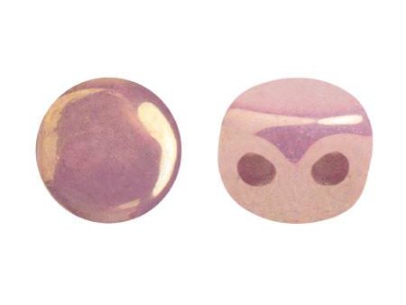 Kalos® Par Puca®, 2 Hole Bead, Opaque Mix Violet Gold Ceramic Look, 10 grams For Cheap