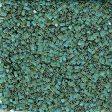 Miyuki Half Tila Bead, HTL-4514, Opaque Turquoise Blue Picasso For Cheap