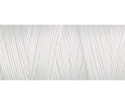 C-Lon Micro Bead Cord (Tex 70), White, 0.12mm, 100 Yard Spool Discount