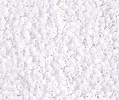 Miyuki Delica Bead 11 0, DB0200, White, 50 grams Online Hot Sale