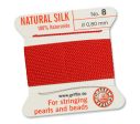 Griffin Slk Cord, Red Size 8, 0.8mm, 2 yards For Sale