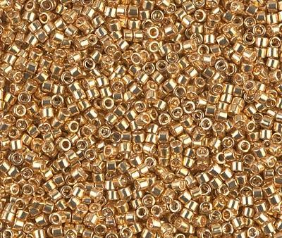 Miyuki Delica Bead 11 0, DB0410, Galv Yellow Gold, 50 grams For Cheap