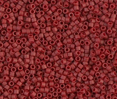 Miyuki Delica Bead 11 0, DB0378, Matte Metallic Brick Red, 50 grams Fashion