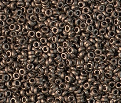 Miyuki 2.2mm Spacer Bead, Matte Metallic Dark Bronze, SPR2-2006, 7 grams For Discount