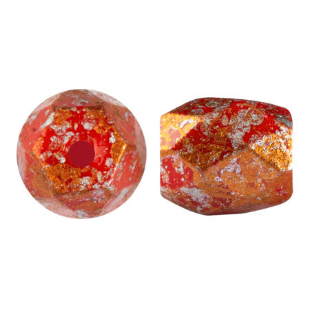 Baros Par Puca® Czech glass bead, Frost Cherry Tweedy, 10 grams Cheap