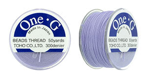 Toho One-G Thread, Lt Lavender, 50 yards (1 Spool) Discount