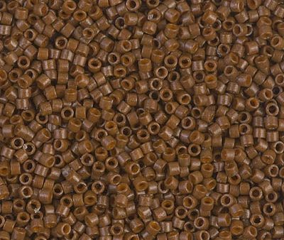 Miyuki Delica Bead 11 0, DB2142, Duracoat Opaque Cognac, 50 grams Cheap