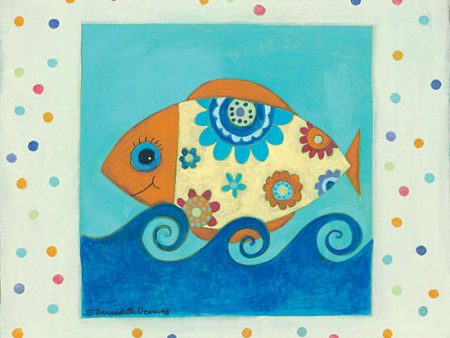 BER1306 - Happy Floral Fish - 12x12 Sale